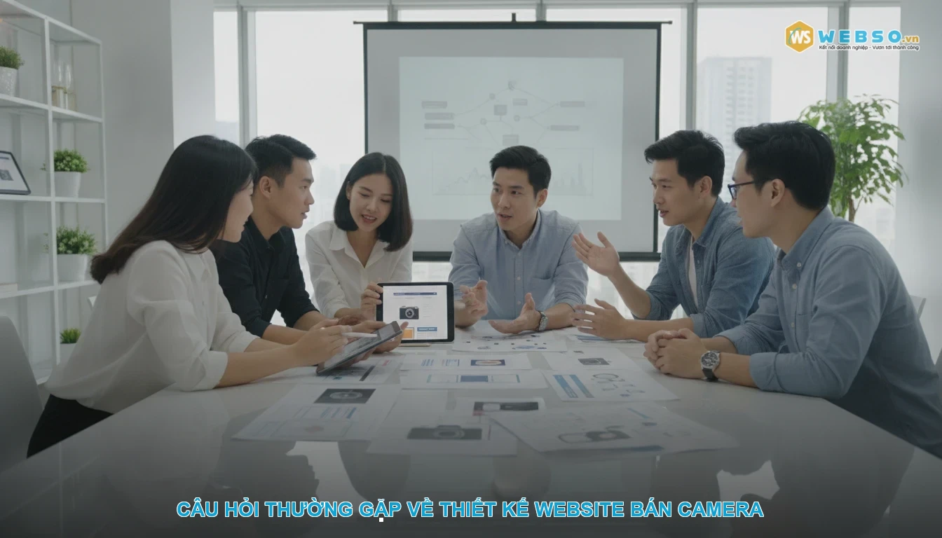 Thiết kế website bán camera - Câu hỏi thường gặp về thiết kế website bán camera