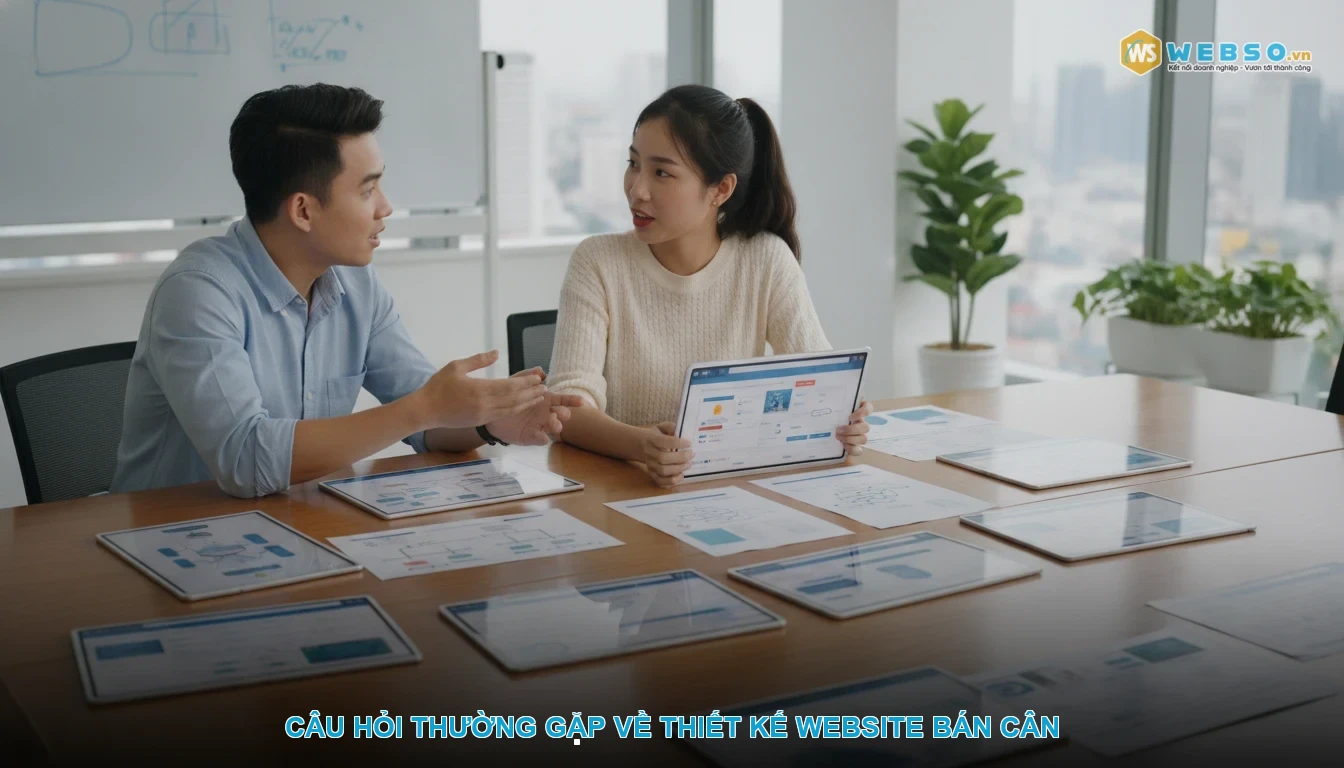 Thiết kế website bán cân - Câu hỏi thường gặp về thiết kế website bán cân
