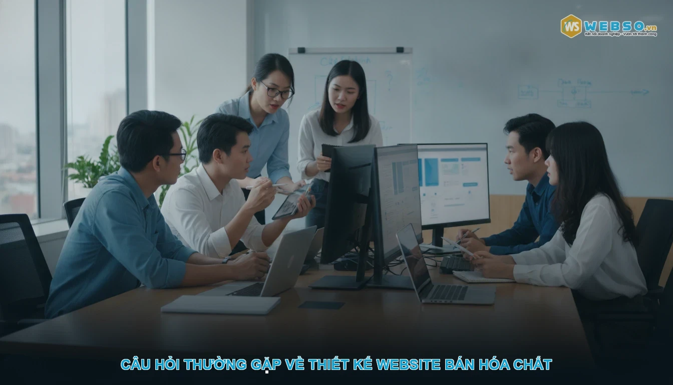 Thiết kế website bán hóa chất - Câu hỏi thường gặp về thiết kế website bán hóa chất