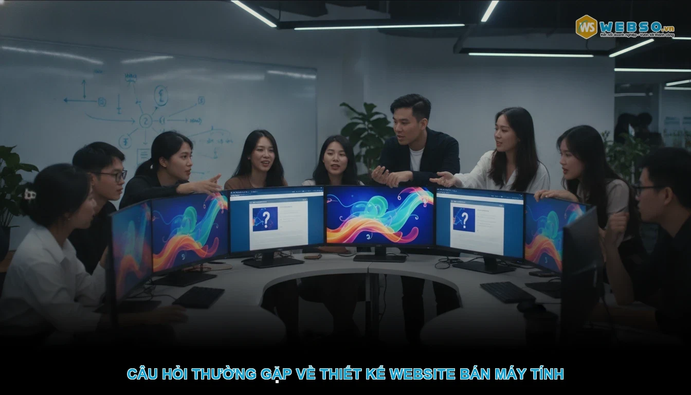 Thiết kế website bán máy tính - Câu hỏi thường gặp về thiết kế website bán máy tính