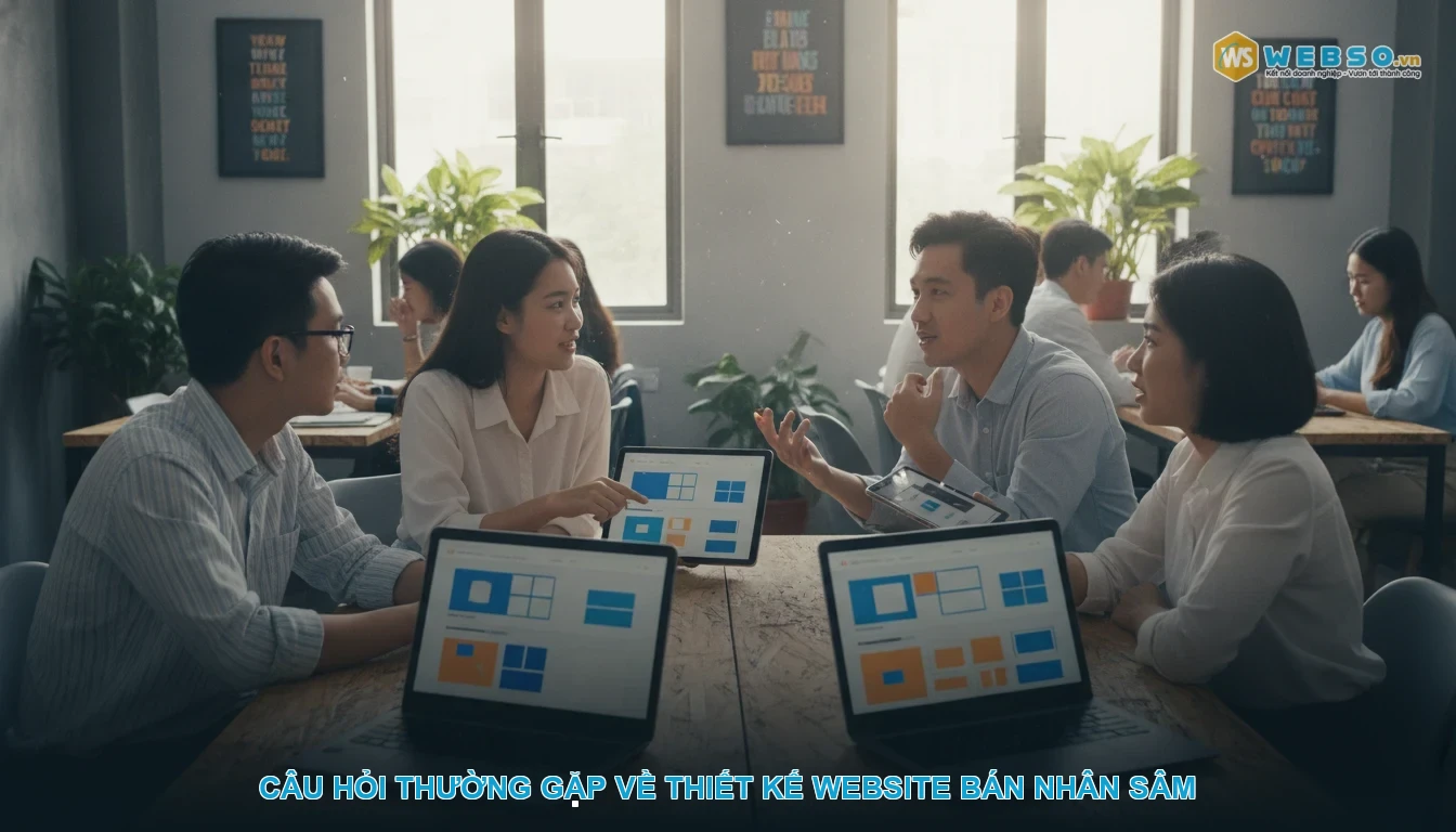 Thiết kế website bán nhân sâm - Câu hỏi thường gặp về thiết kế website bán nhân sâm