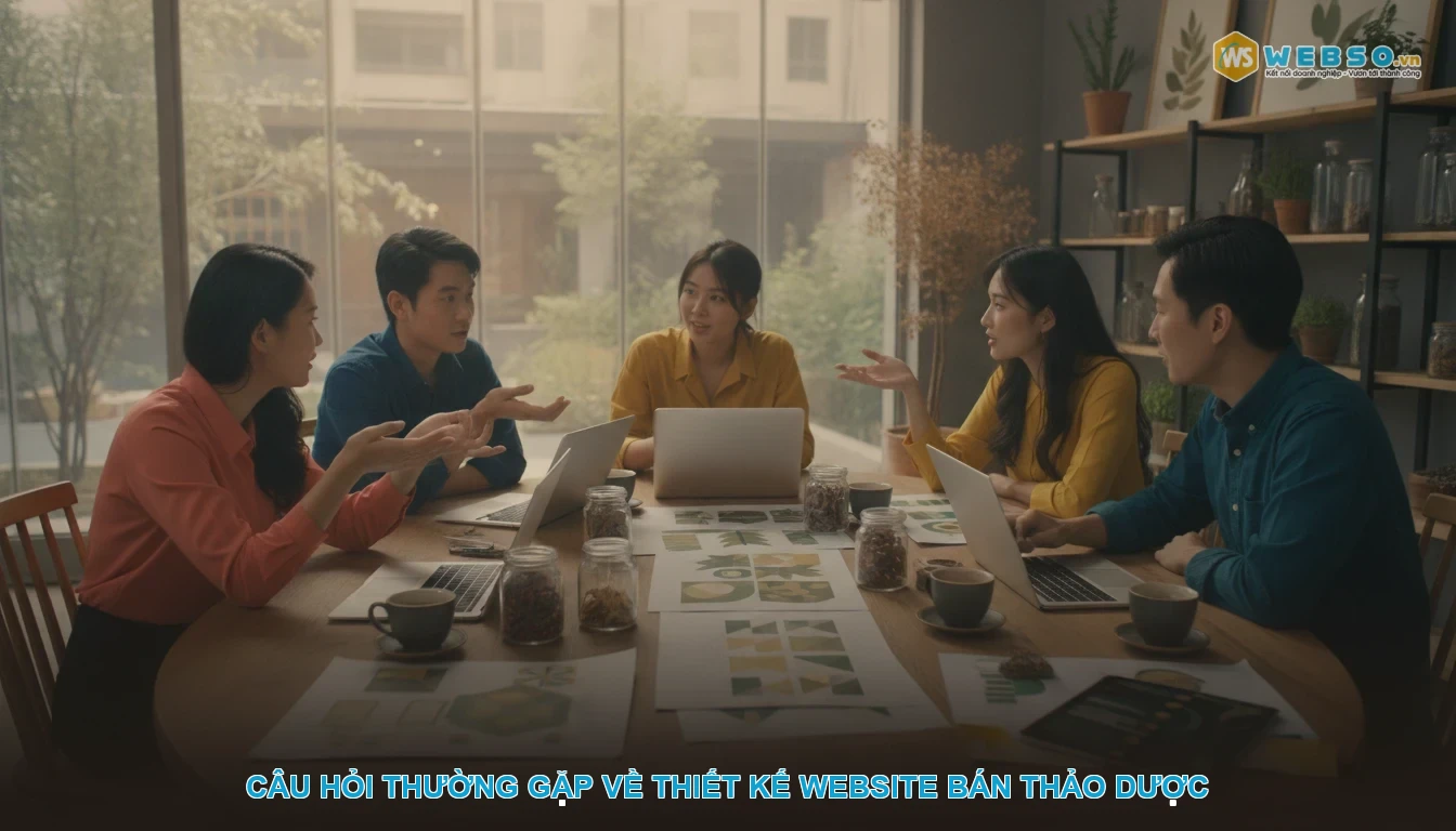 Thiết kế website bán thảo dược - Câu hỏi thường gặp về thiết kế website bán thảo dược