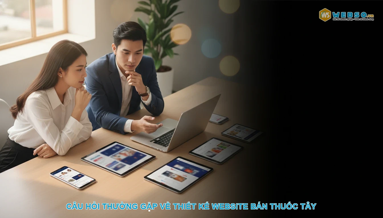 Thiết kế website bán thuốc tây - Câu hỏi thường gặp về thiết kế website bán thuốc tây