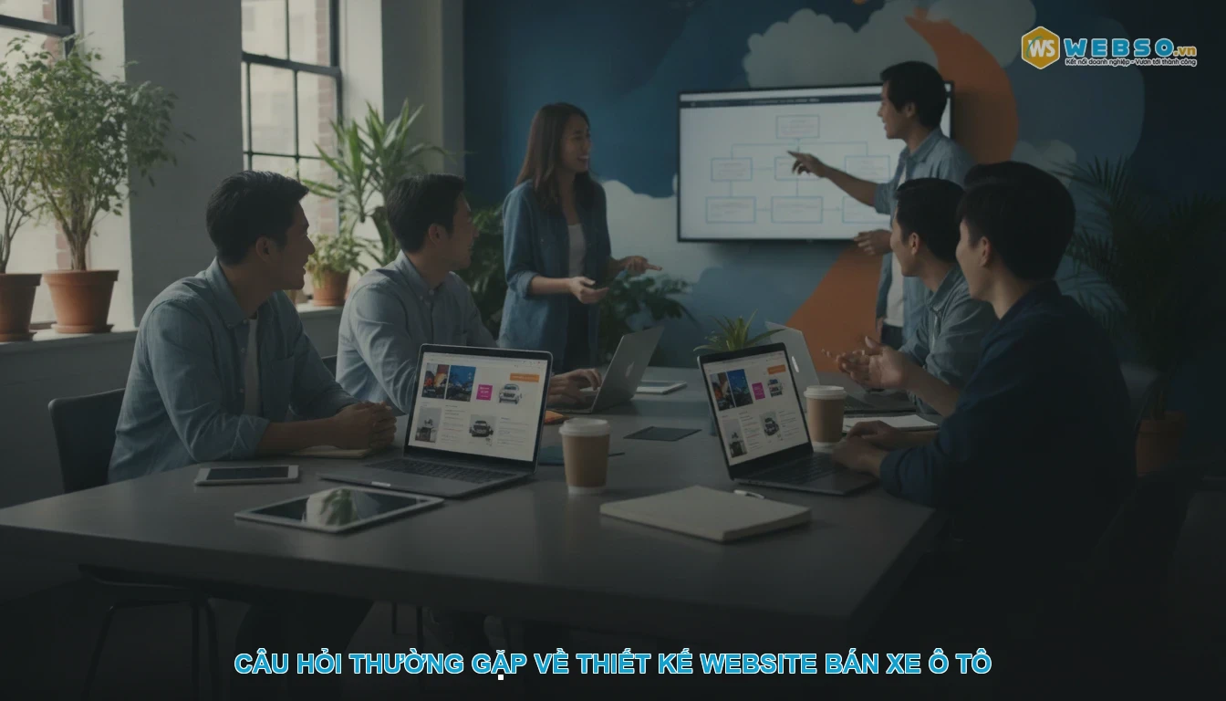 Thiết kế website bán xe ô tô - Câu hỏi thường gặp về thiết kế website bán xe ô tô