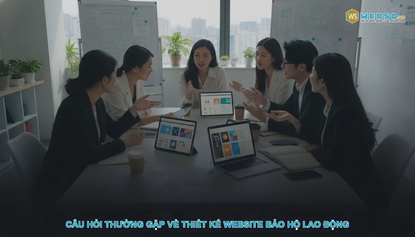 Thiết kế website bảo hộ lao động - Câu hỏi thường gặp về thiết kế website bảo hộ lao động