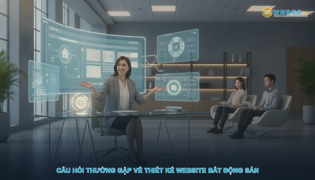 Thiết kế website bất động sản - Câu Hỏi Thường Gặp Về Thiết Kế Website Bất Động Sản