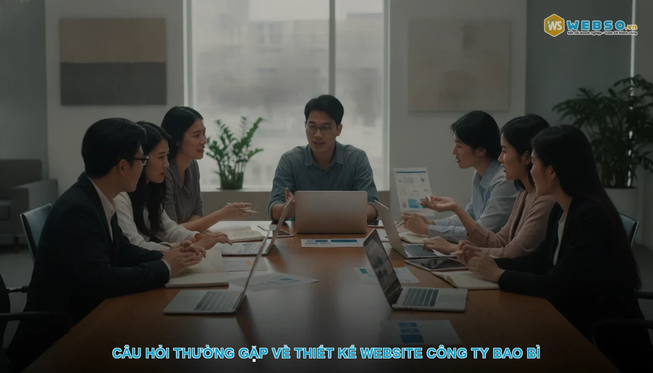 Thiết kế website công ty bao bì - Câu hỏi thường gặp về thiết kế website công ty bao bì