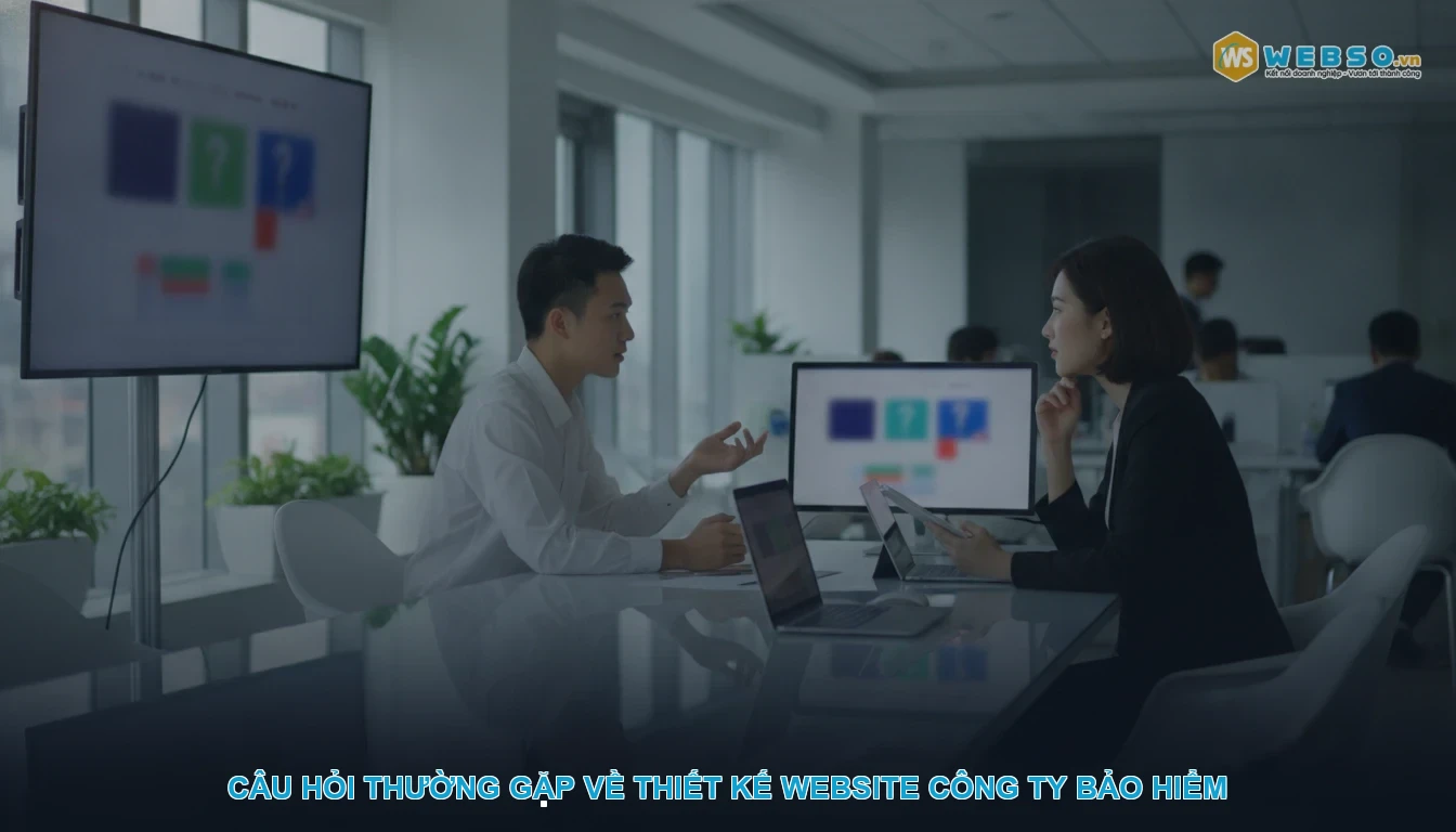 Thiết kế website công ty bảo hiểm - Câu hỏi thường gặp về thiết kế website công ty bảo hiểm
