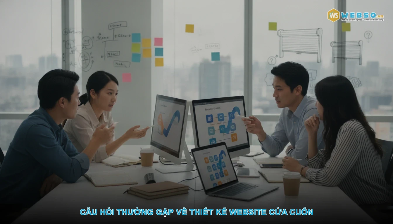 Thiết kế website cửa cuốn - Câu hỏi thường gặp về thiết kế website cửa cuốn
