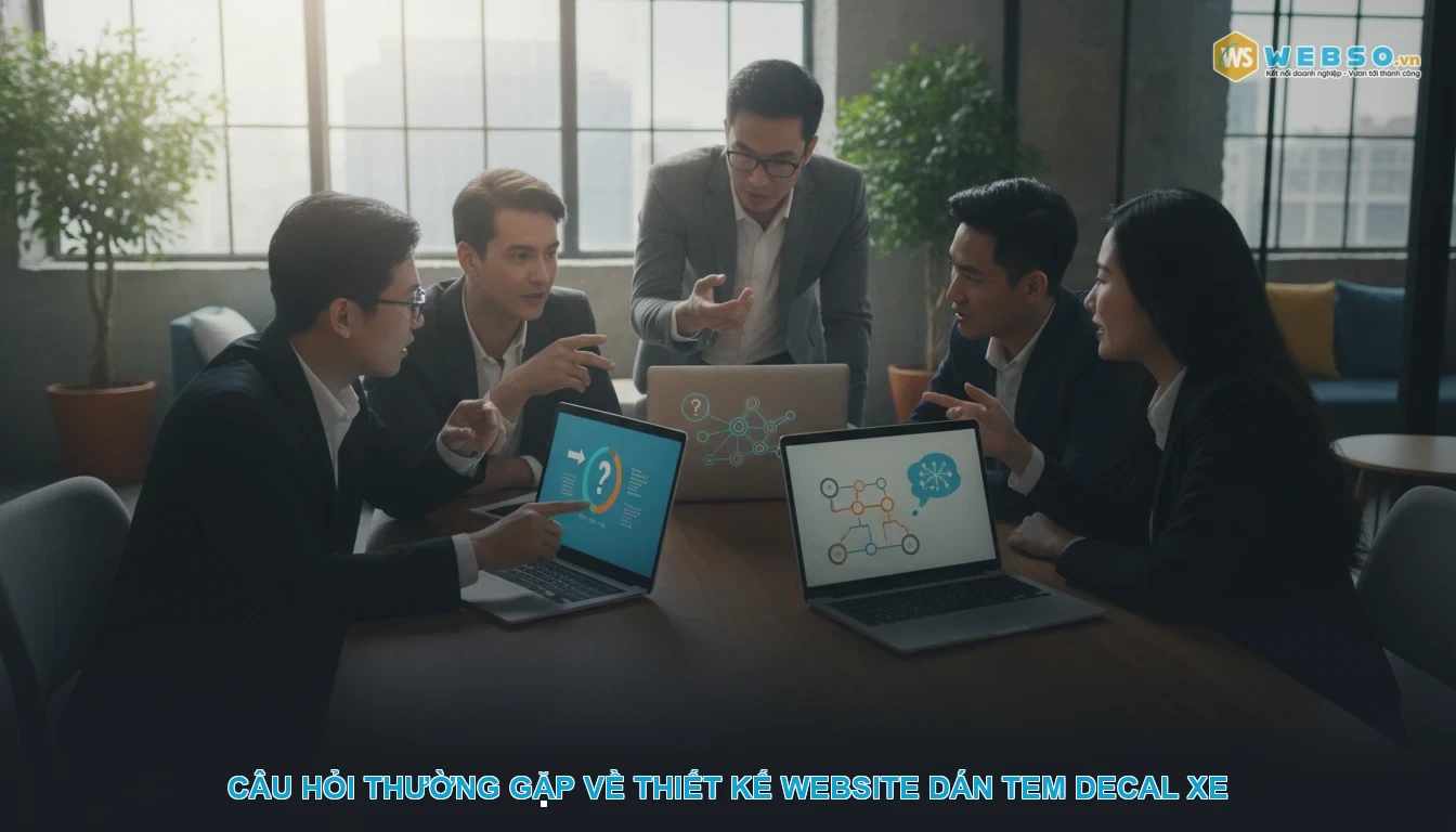 Thiết kế website dán tem decal xe - Câu hỏi thường gặp về thiết kế website dán tem decal xe