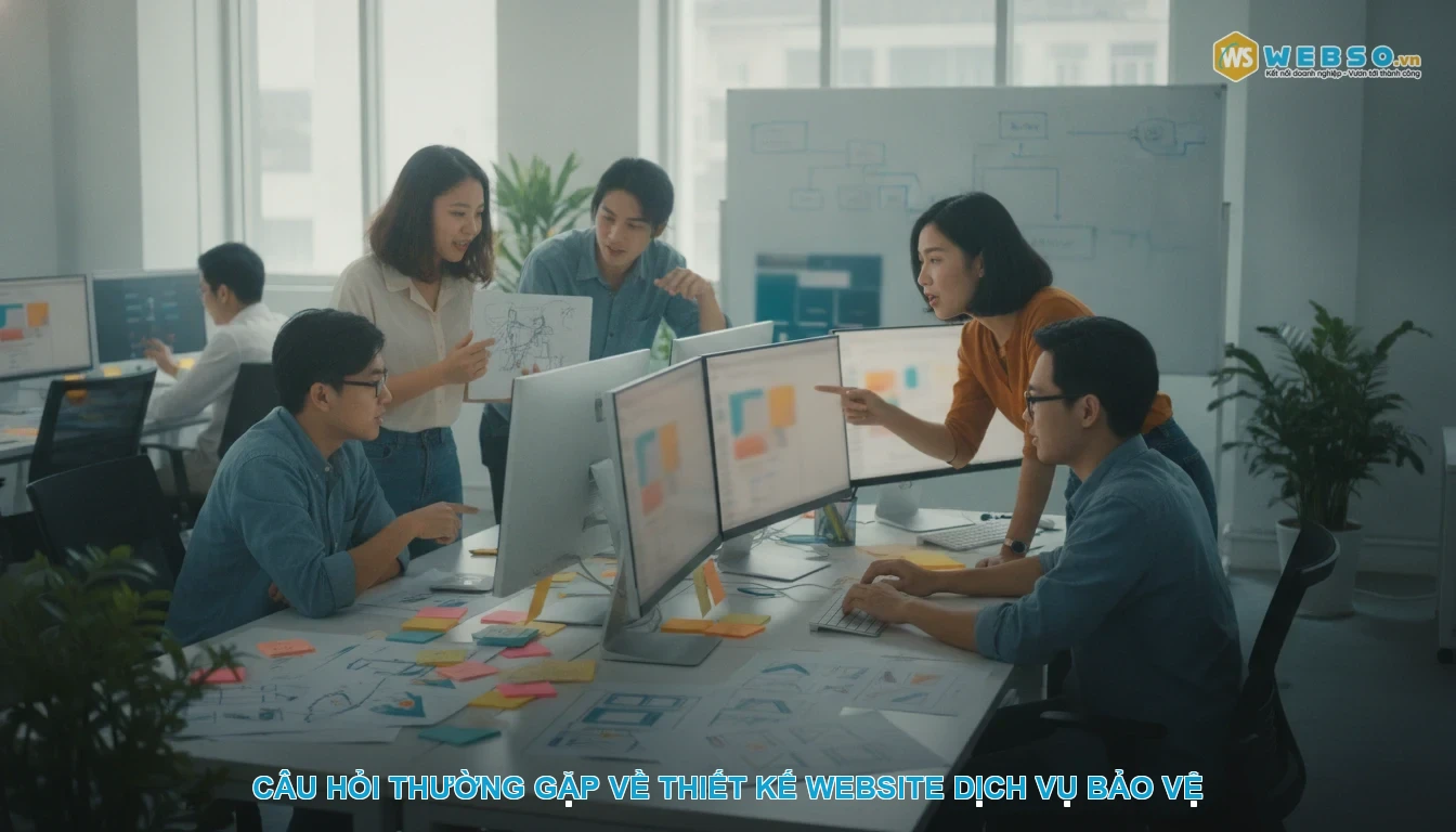 Thiết kế website dịch vụ bảo vệ - Câu hỏi thường gặp về thiết kế website dịch vụ bảo vệ