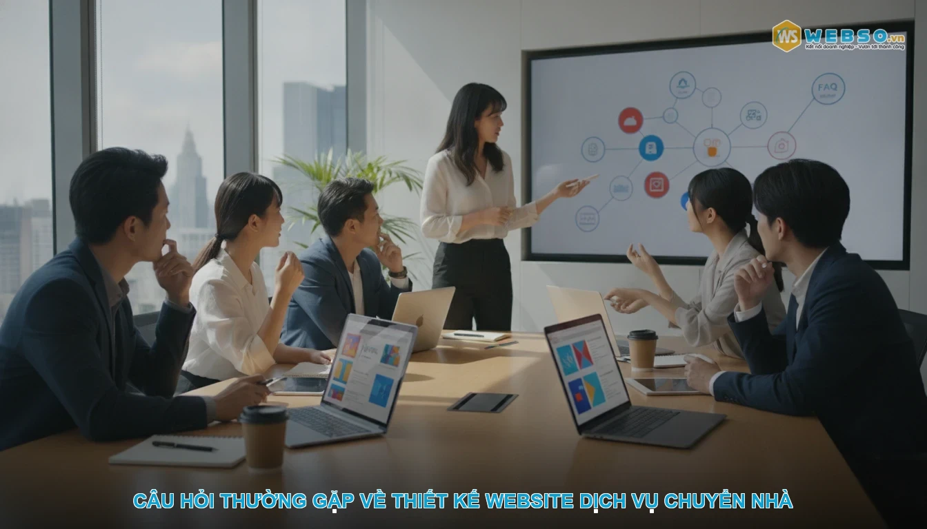 Thiết kế website dịch vụ chuyển nhà - Câu hỏi thường gặp về thiết kế website dịch vụ chuyển nhà