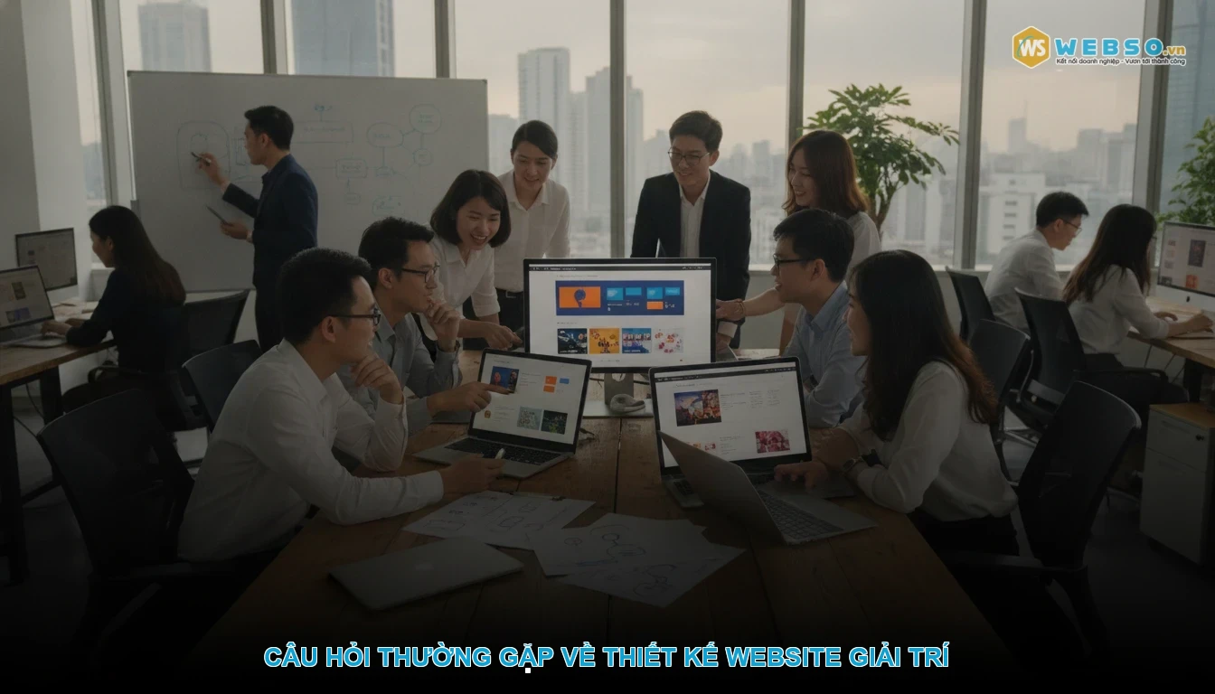 Thiết kế website giải trí - Câu Hỏi Thường Gặp Về Thiết Kế Website Giải Trí