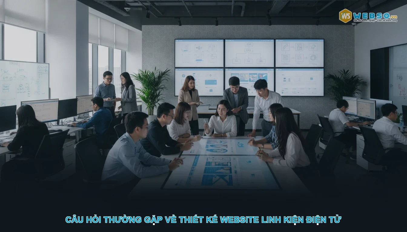 Thiết kế website linh kiện điện tử - Câu hỏi thường gặp về thiết kế website linh kiện điện tử
