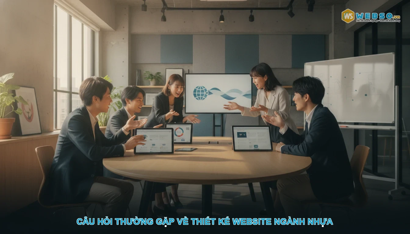 Thiết kế website ngành nhựa - Câu hỏi thường gặp về thiết kế website ngành nhựa