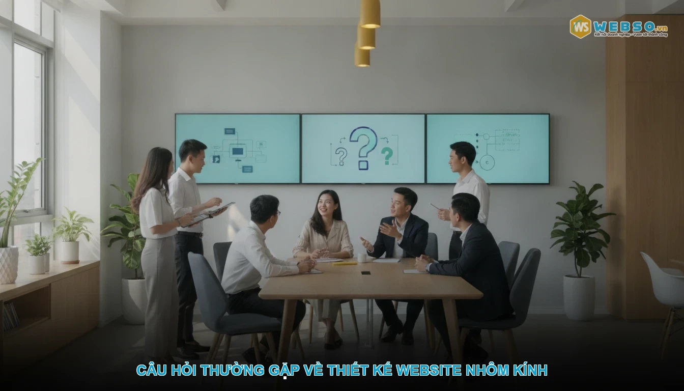 Thiết kế website nhôm kính - Câu hỏi thường gặp về thiết kế website nhôm kính