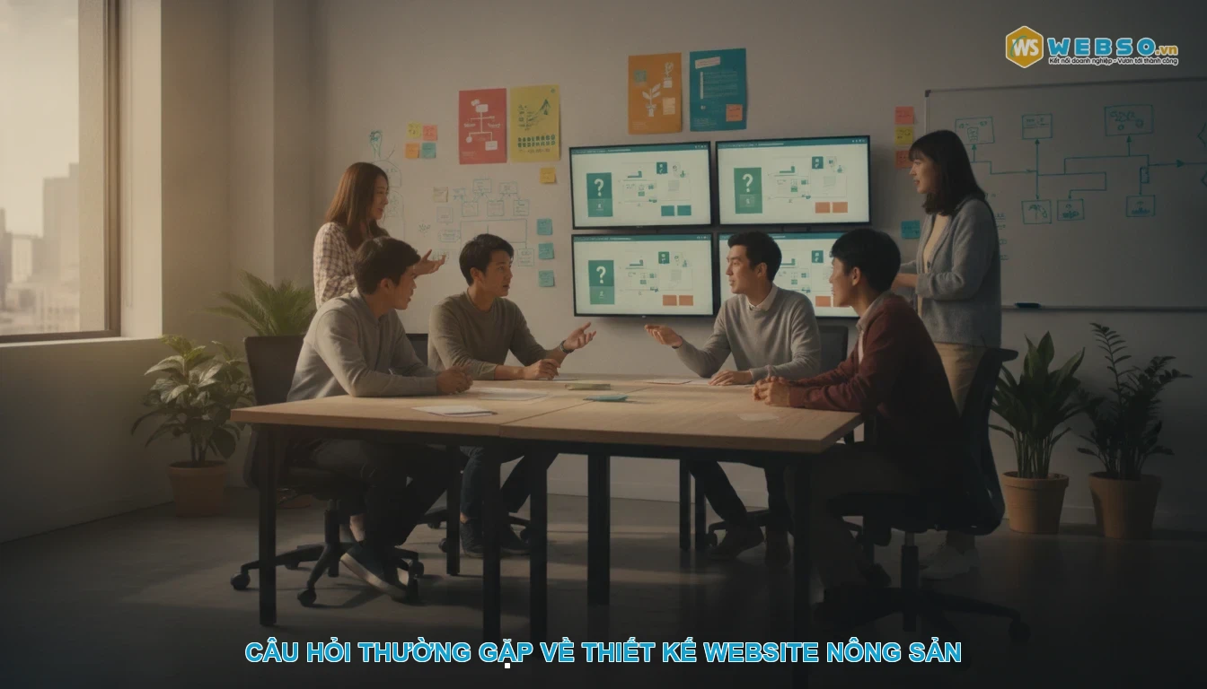 Thiết kế website nông sản - Câu Hỏi Thường Gặp Về Thiết Kế Website Nông Sản