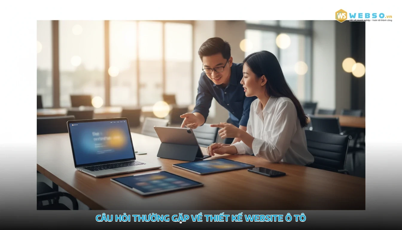 thiết kế website ô tô - Câu hỏi thường gặp về thiết kế website ô tô