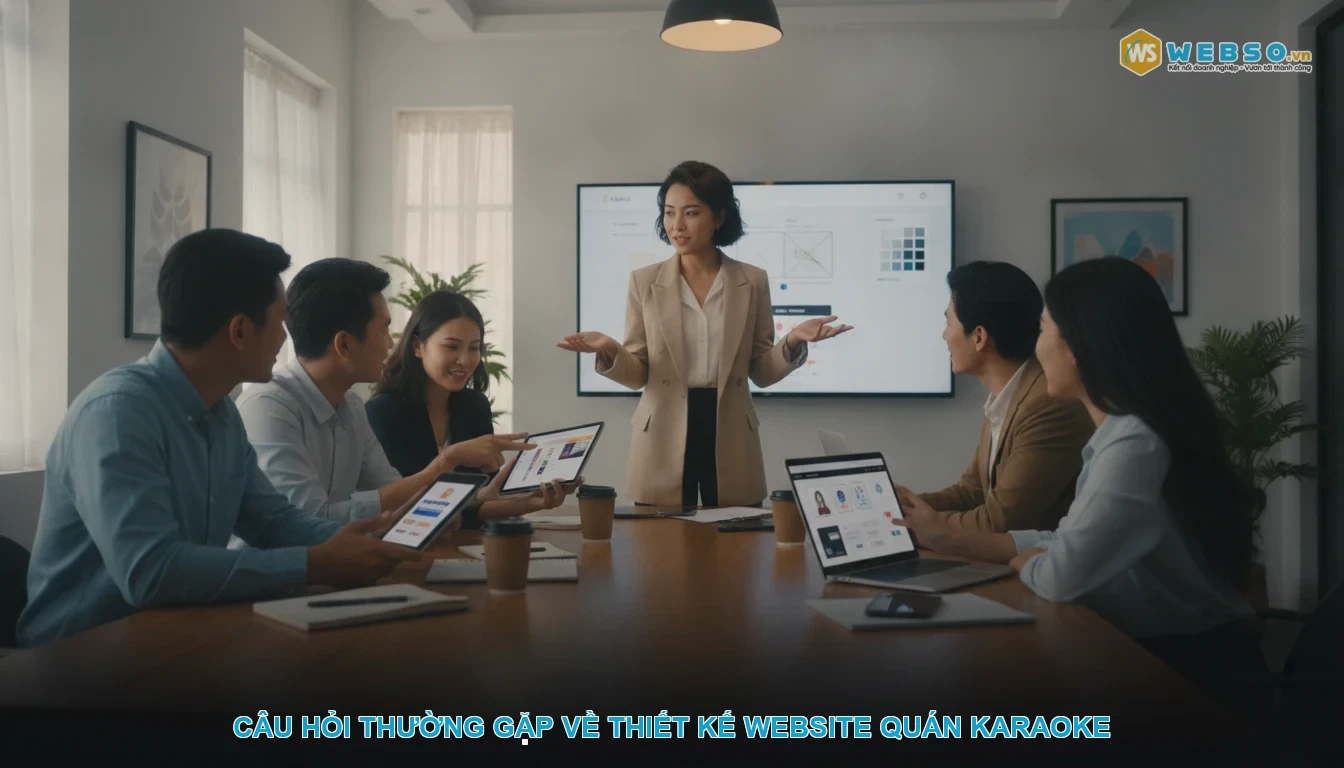 Thiết kế website quán karaoke - Câu hỏi thường gặp về thiết kế website quán karaoke