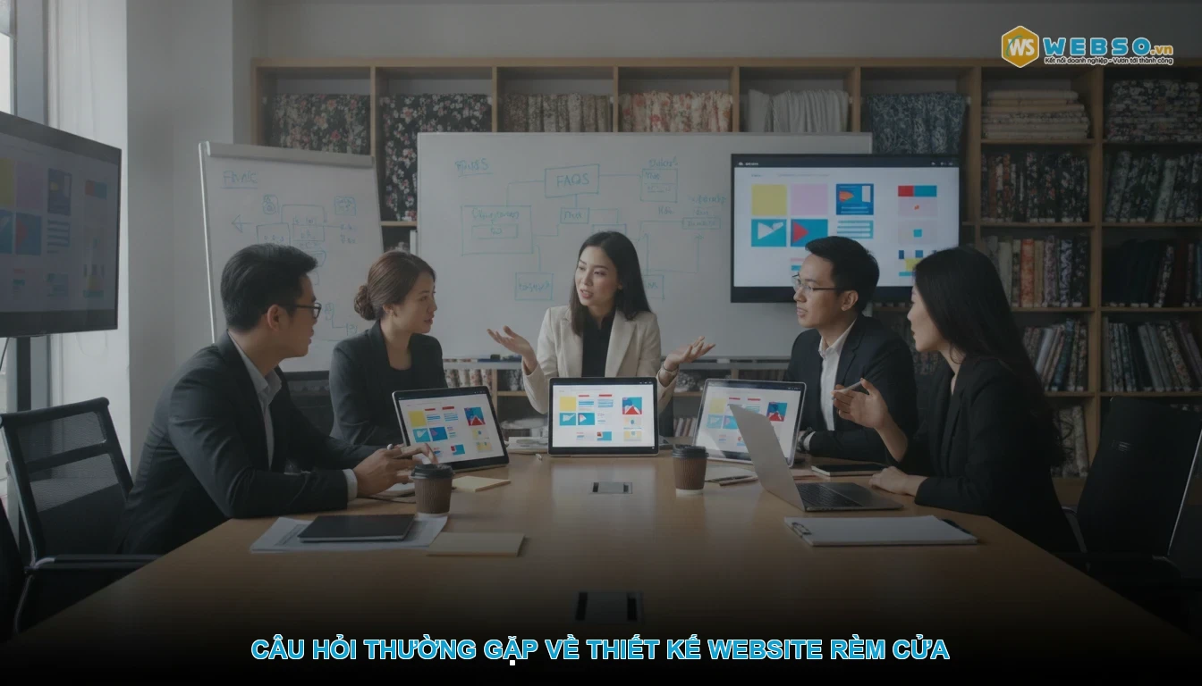 Thiết kế website rèm cửa - Câu hỏi thường gặp về thiết kế website rèm cửa