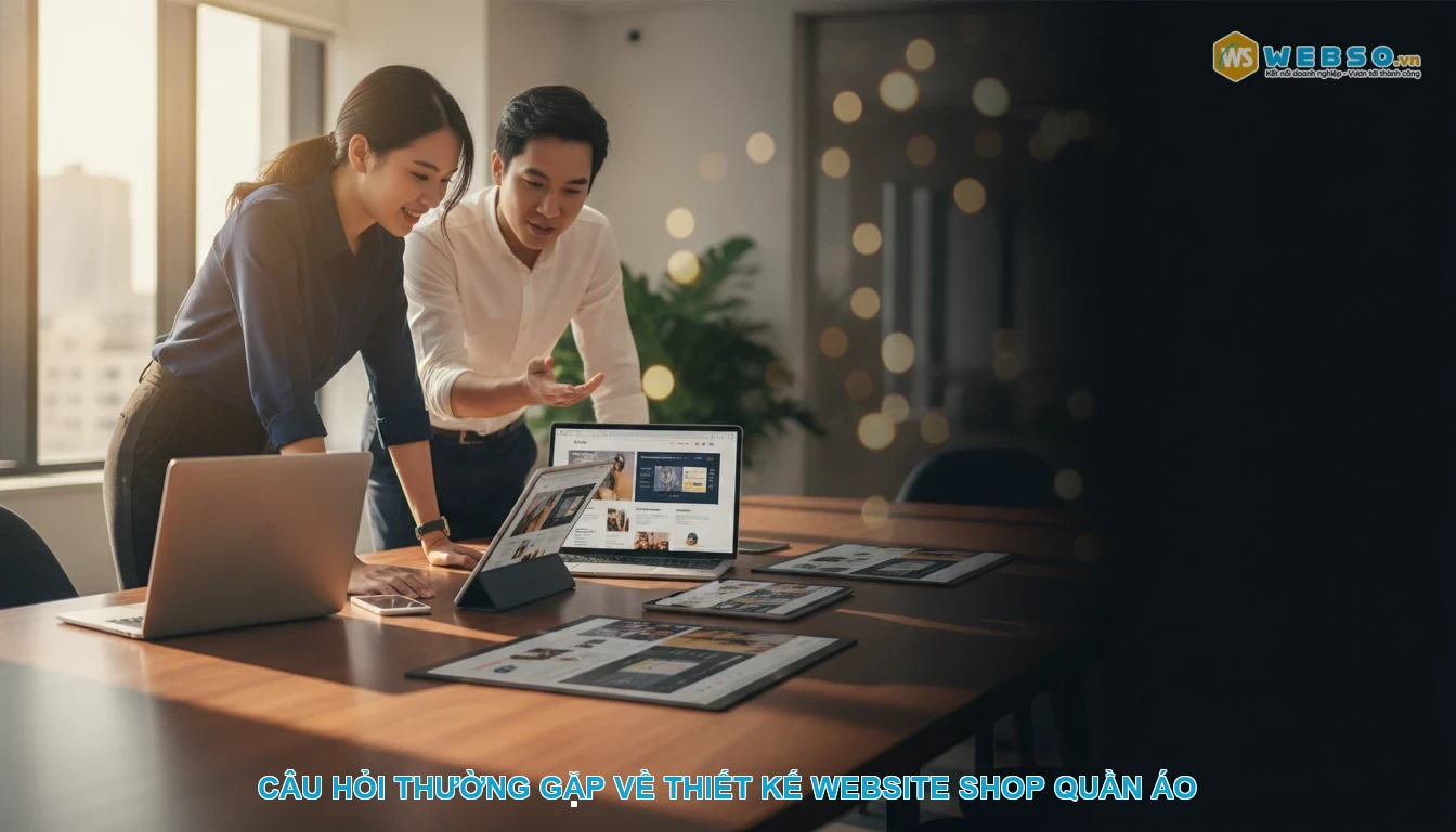 Thiết kế website shop quần áo - Câu hỏi thường gặp về thiết kế website shop quần áo