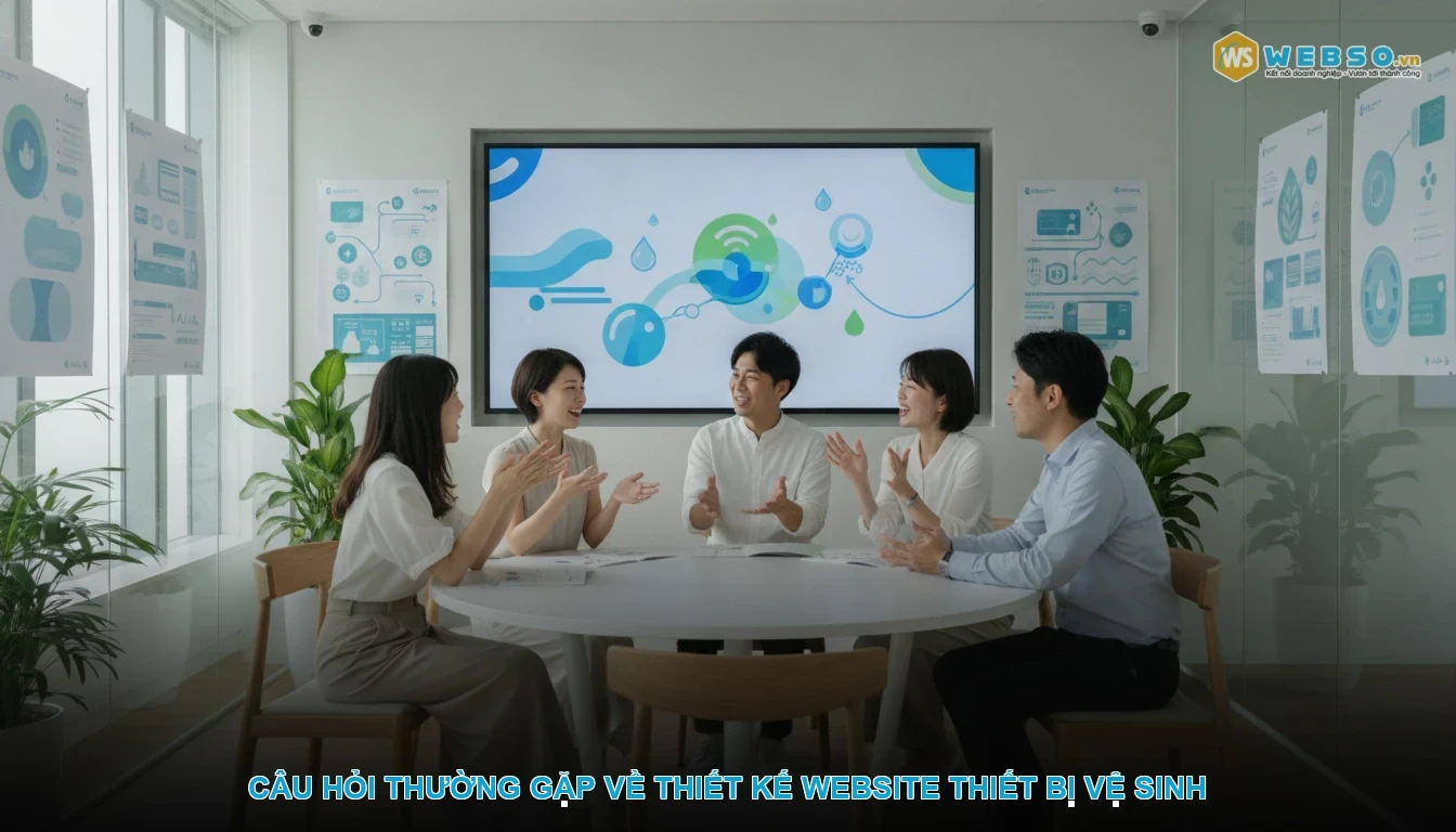 Thiết kế website thiết bị vệ sinh - Câu hỏi thường gặp về thiết kế website thiết bị vệ sinh