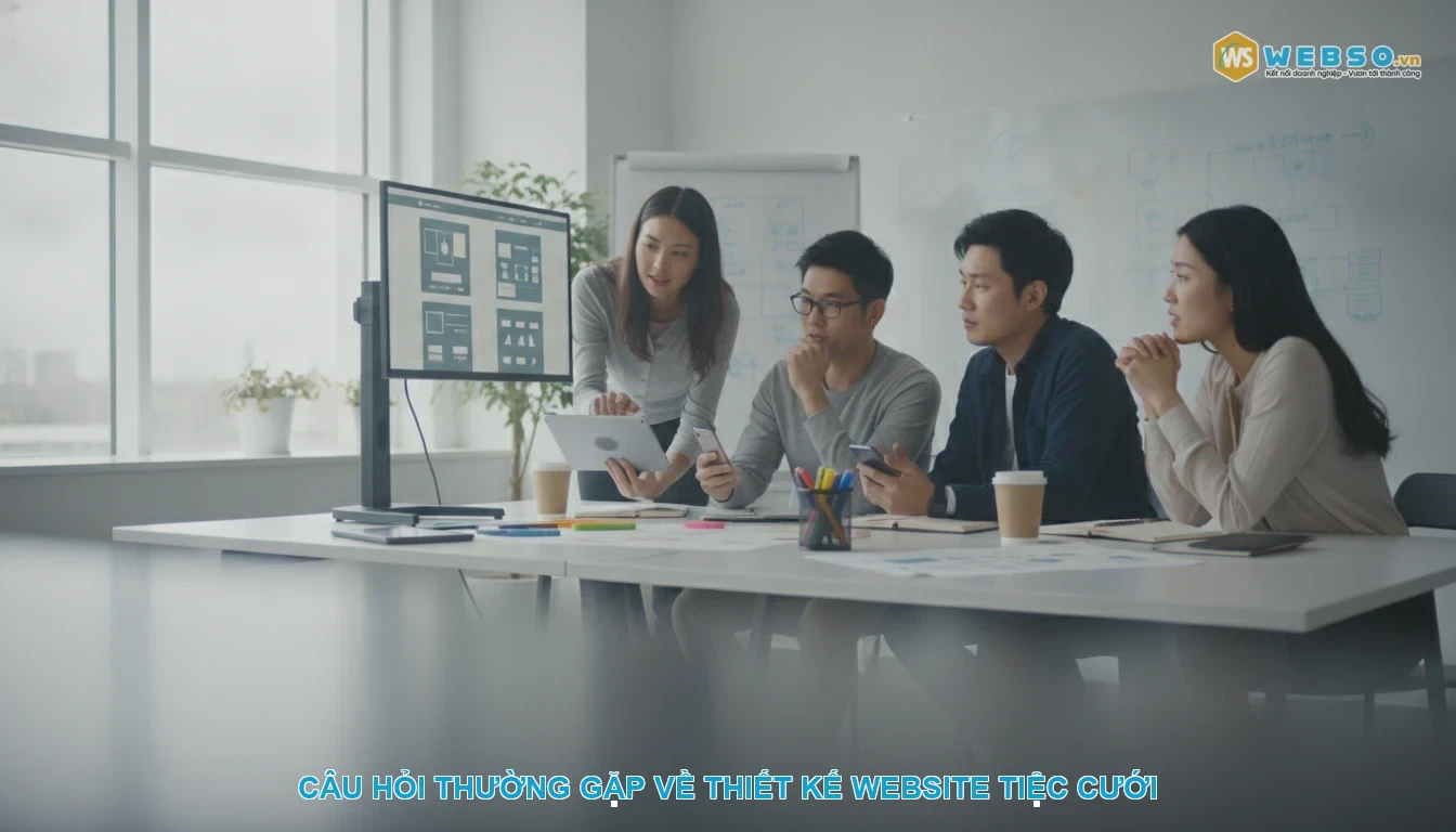Thiết kế website tiệc cưới - Câu hỏi thường gặp về thiết kế website tiệc cưới
