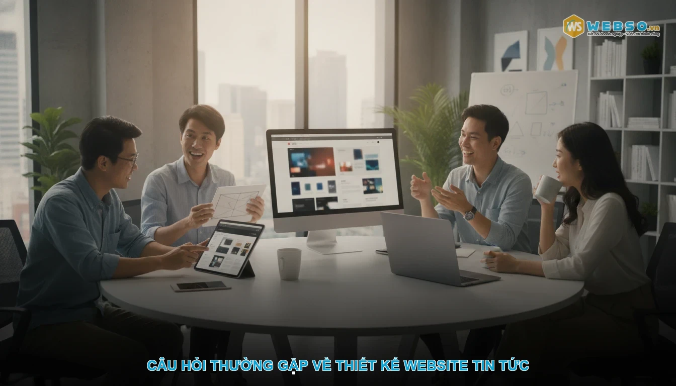 Thiết kế website tin tức - Câu hỏi thường gặp về thiết kế website tin tức