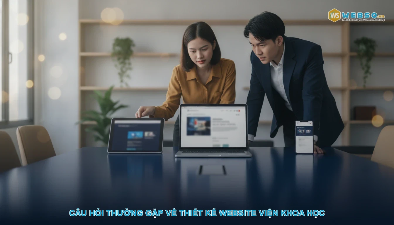 Thiết kế website viện khoa học - Câu hỏi thường gặp về thiết kế website viện khoa học