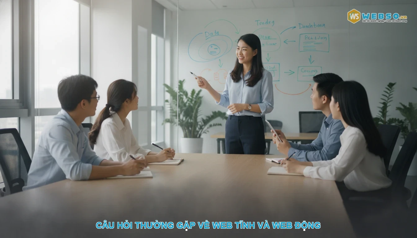 Web tĩnh và web động là gì? - Câu hỏi thường gặp về web tĩnh và web động