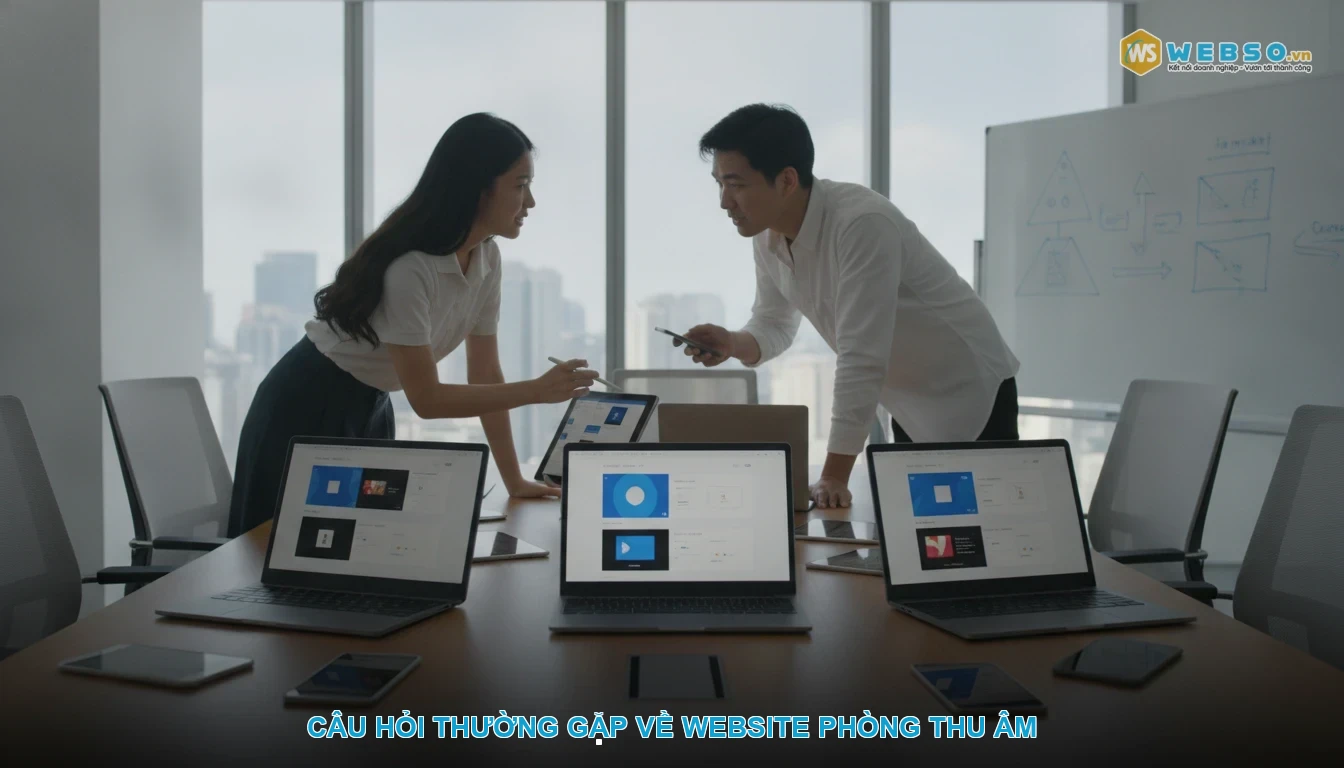 Thiết kế website phòng thu âm - Câu Hỏi Thường Gặp Về Website Phòng Thu Âm