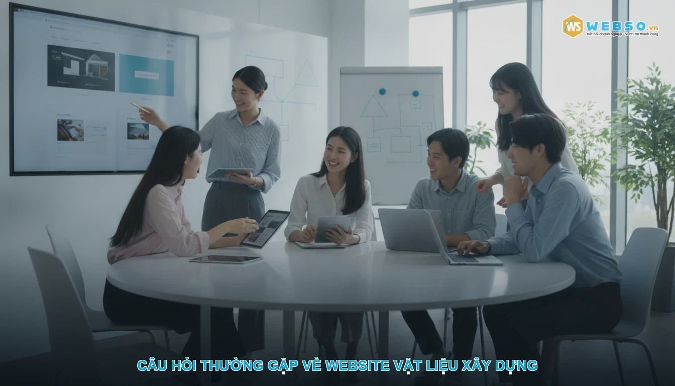 Thiết kế website cung cấp vật liệu xây dựng - Câu hỏi thường gặp về website vật liệu xây dựng