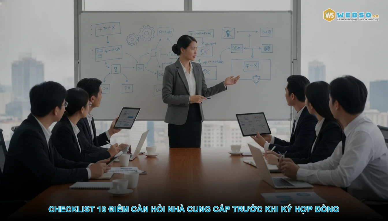 Thiết kế website bảo hành sửa chữa - Checklist 10 Điểm Cần Hỏi Nhà Cung Cấp Trước Khi Ký Hợp Đồng