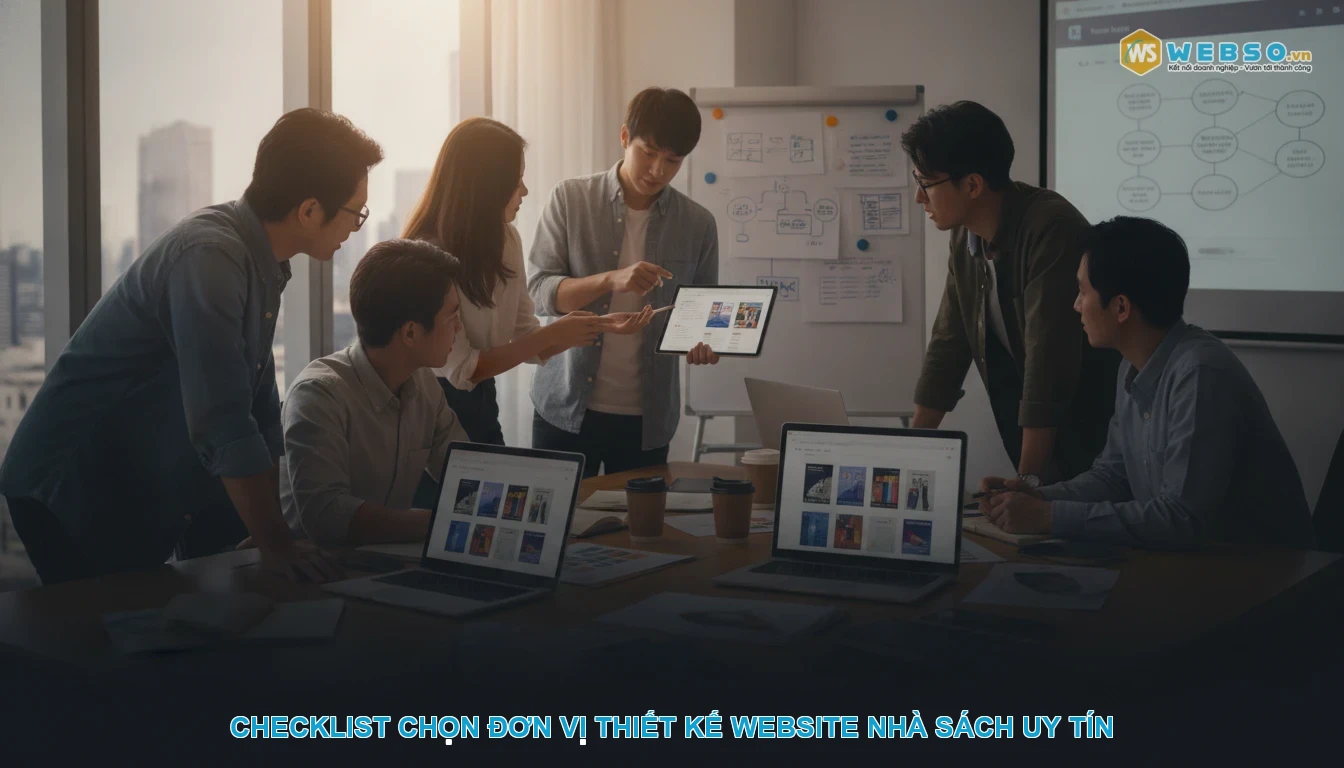 Thiết kế website nhà sách - Checklist Chọn Đơn Vị Thiết Kế Website Nhà Sách Uy Tín