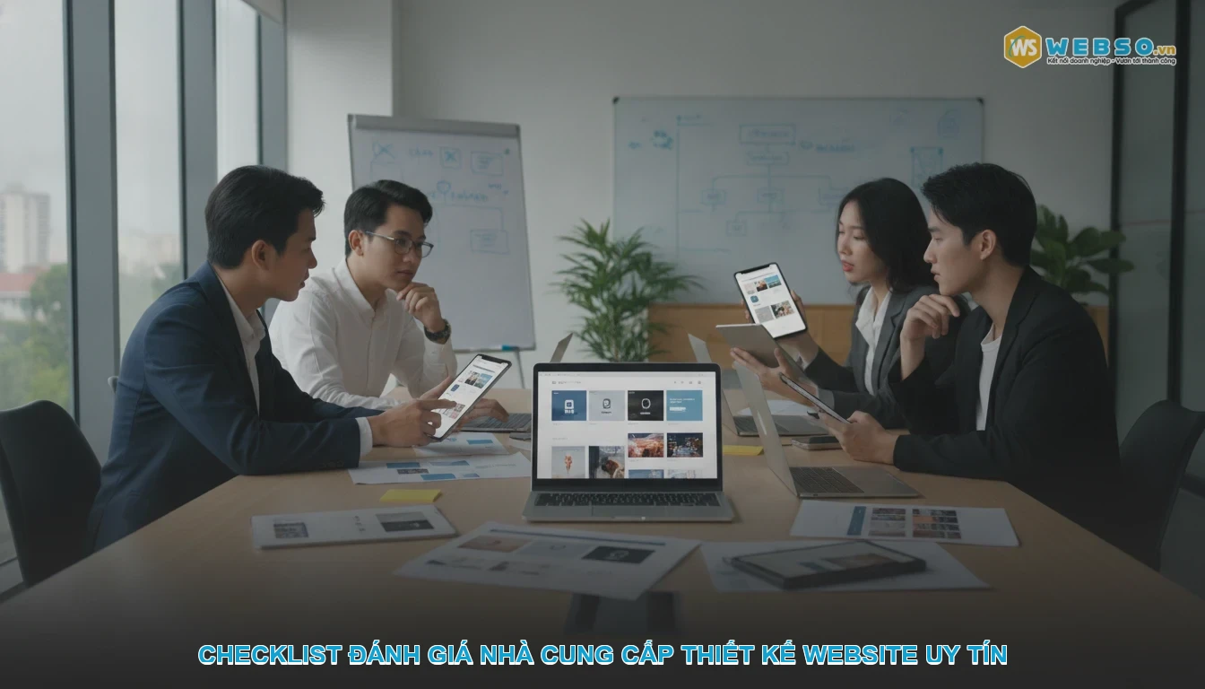 Thiết kế website bán máy tính - Checklist đánh giá nhà cung cấp thiết kế website uy tín