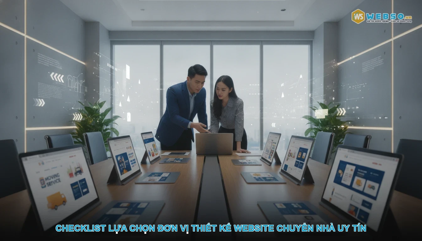 Thiết kế website dịch vụ chuyển nhà - Checklist lựa chọn đơn vị thiết kế website chuyển nhà uy tín