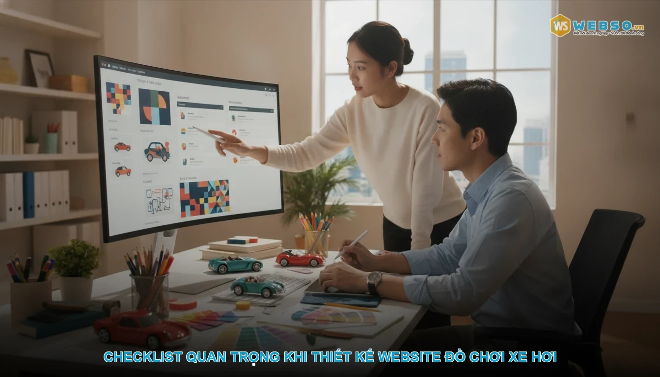 Thiết kế website đồ chơi xe hơi - Checklist quan trọng khi thiết kế website đồ chơi xe hơi