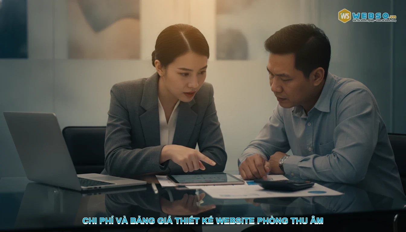 Thiết kế website phòng thu âm - Chi Phí Và Bảng Giá Thiết Kế Website Phòng Thu Âm