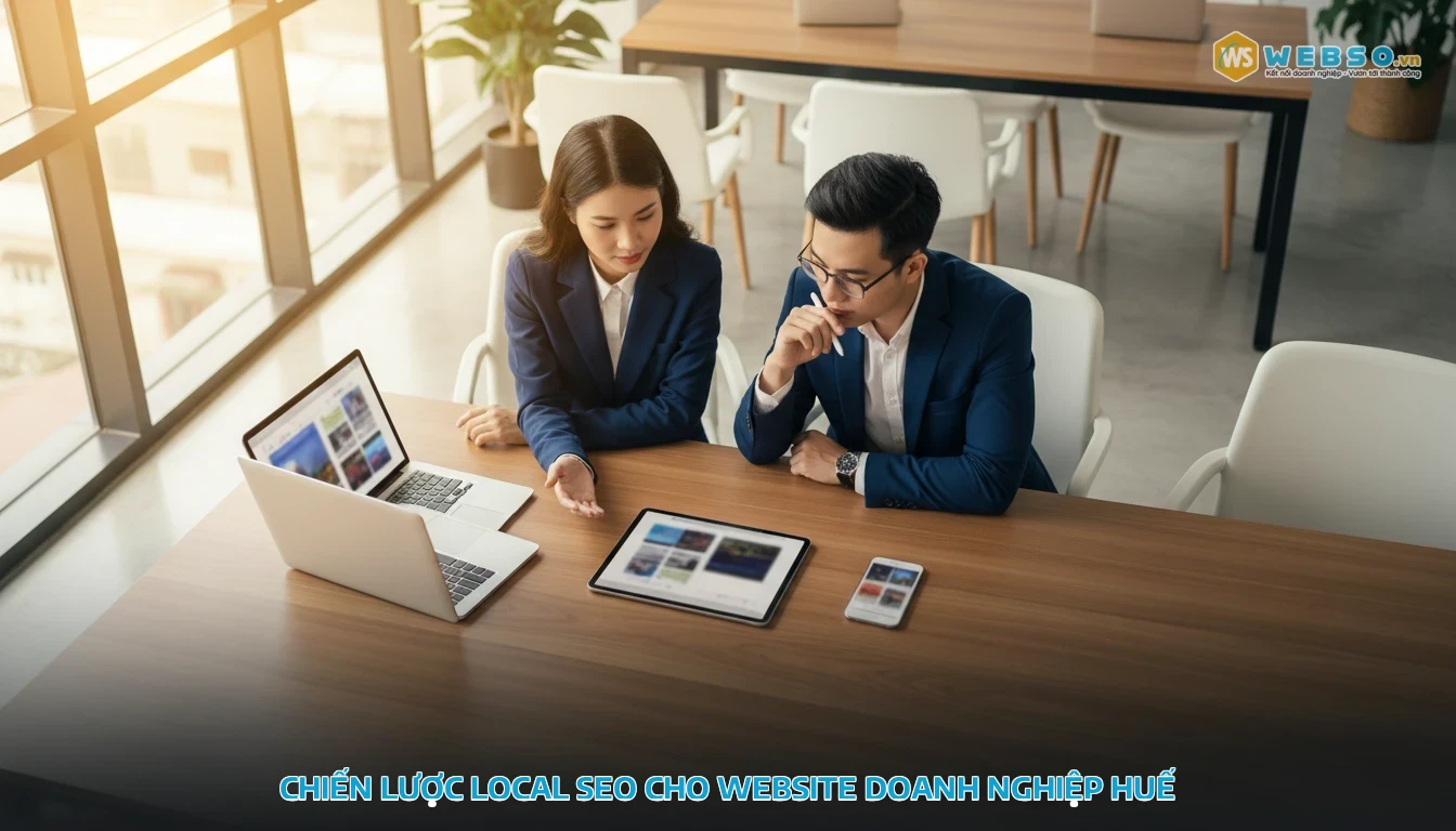 thiết kế website tại huế - Chiến lược Local SEO cho website doanh nghiệp Huế