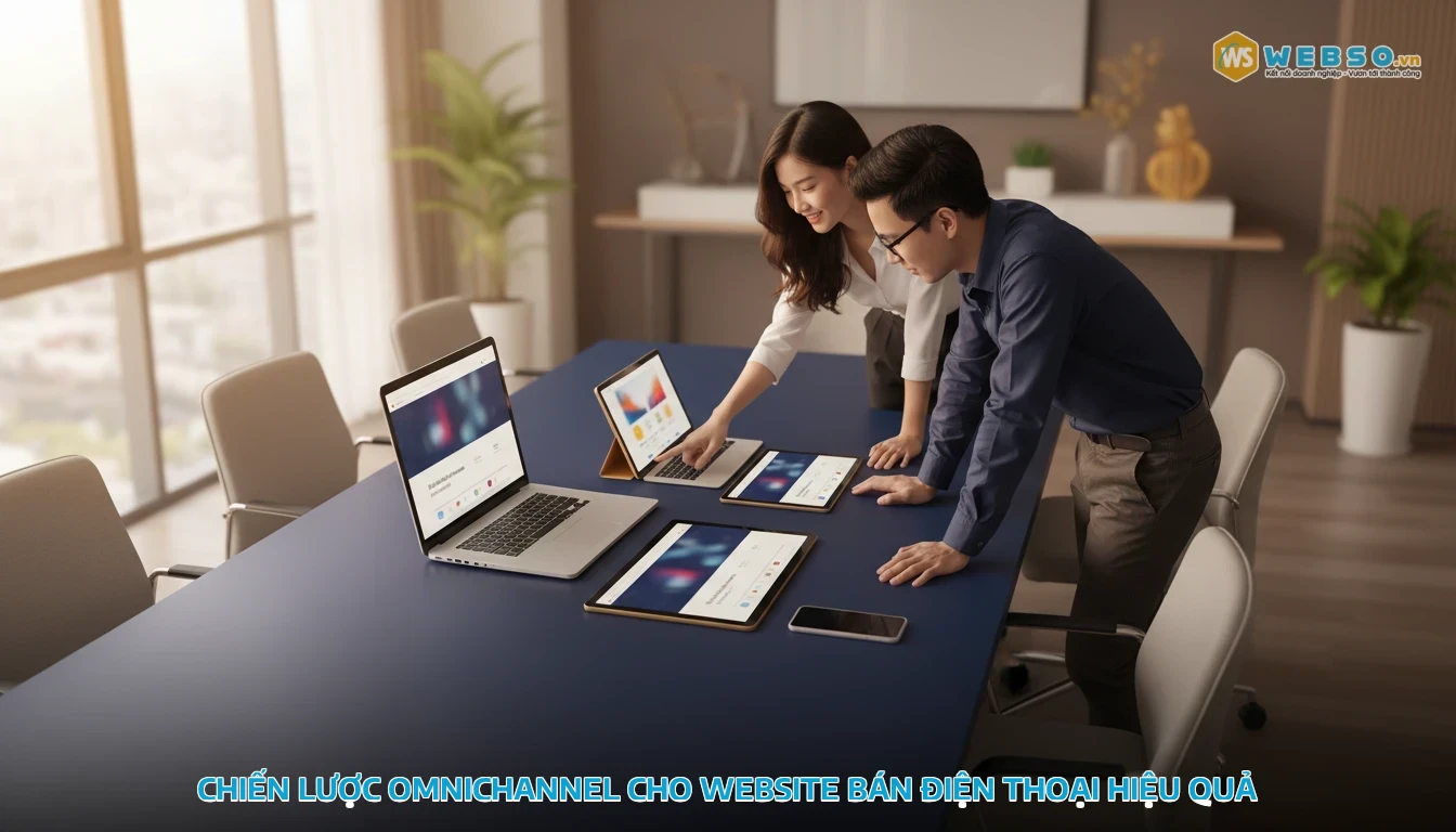 thiết kế web bán điện thoại - Chiến lược Omnichannel cho website bán điện thoại hiệu quả