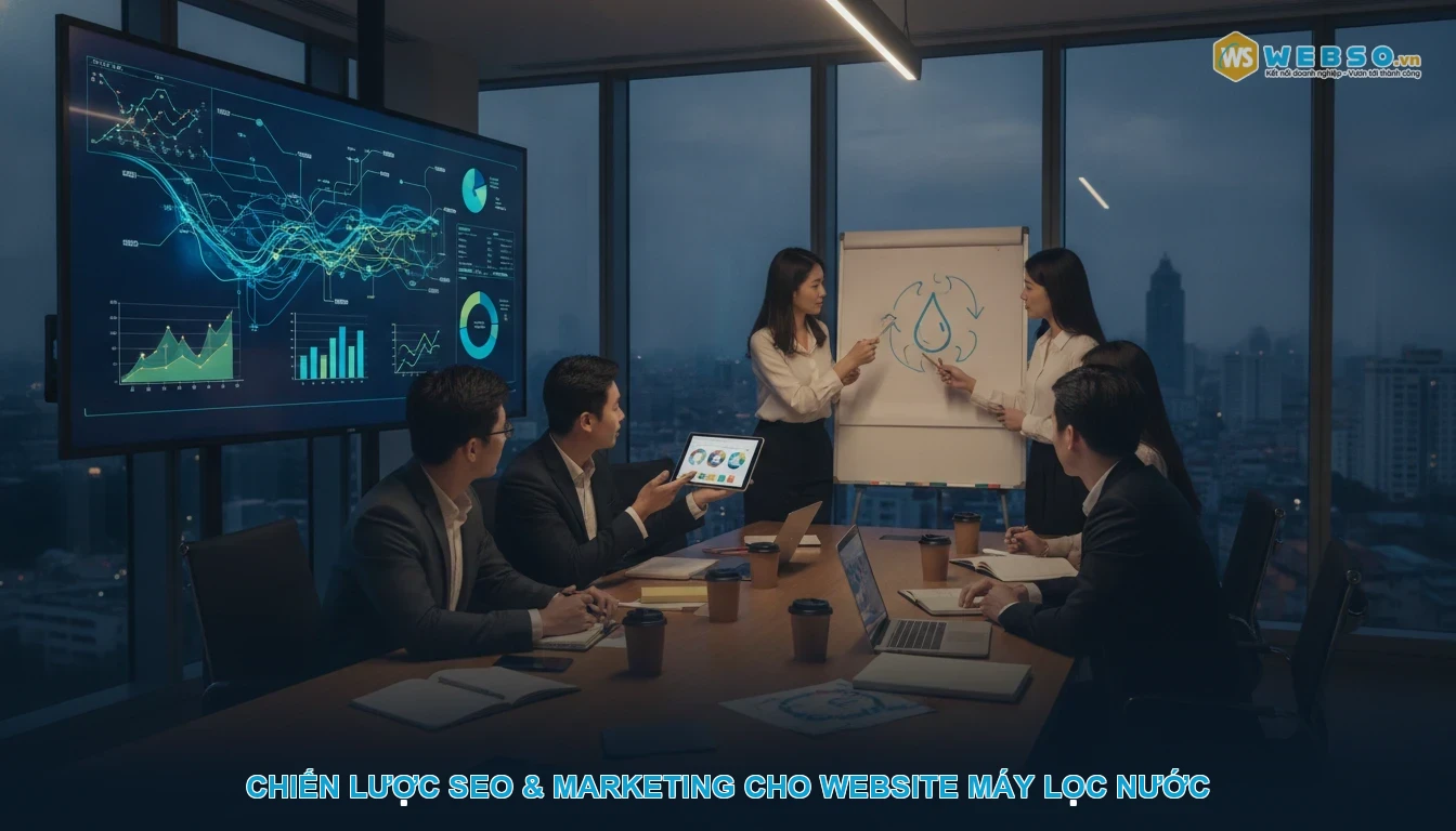 Thiết kế website bán máy lọc nước - Chiến Lược SEO & Marketing Cho Website Máy Lọc Nước