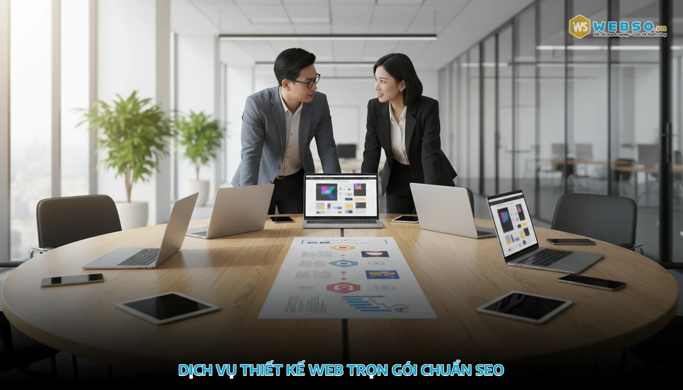 Dịch vụ thiết kế website trọn gói bao gồm hosting, tên miền và bảo trì