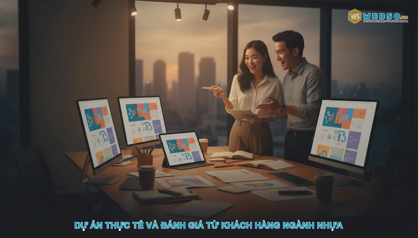Thiết kế website ngành nhựa - Dự án thực tế và đánh giá từ khách hàng ngành nhựa