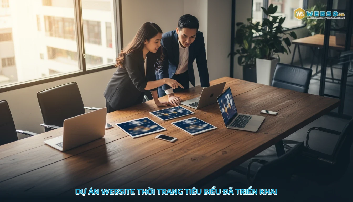 thiết kế website thời trang - Dự án website thời trang tiêu biểu đã triển khai