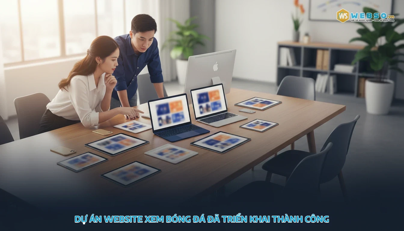 thiết kế website xem bóng đá - Dự án website xem bóng đá đã triển khai thành công