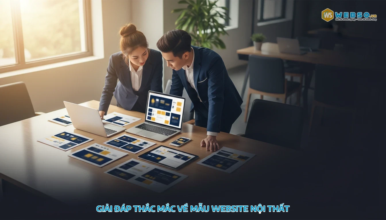 mẫu website nội thất - Giải Đáp Thắc Mắc Về Mẫu Website Nội Thất