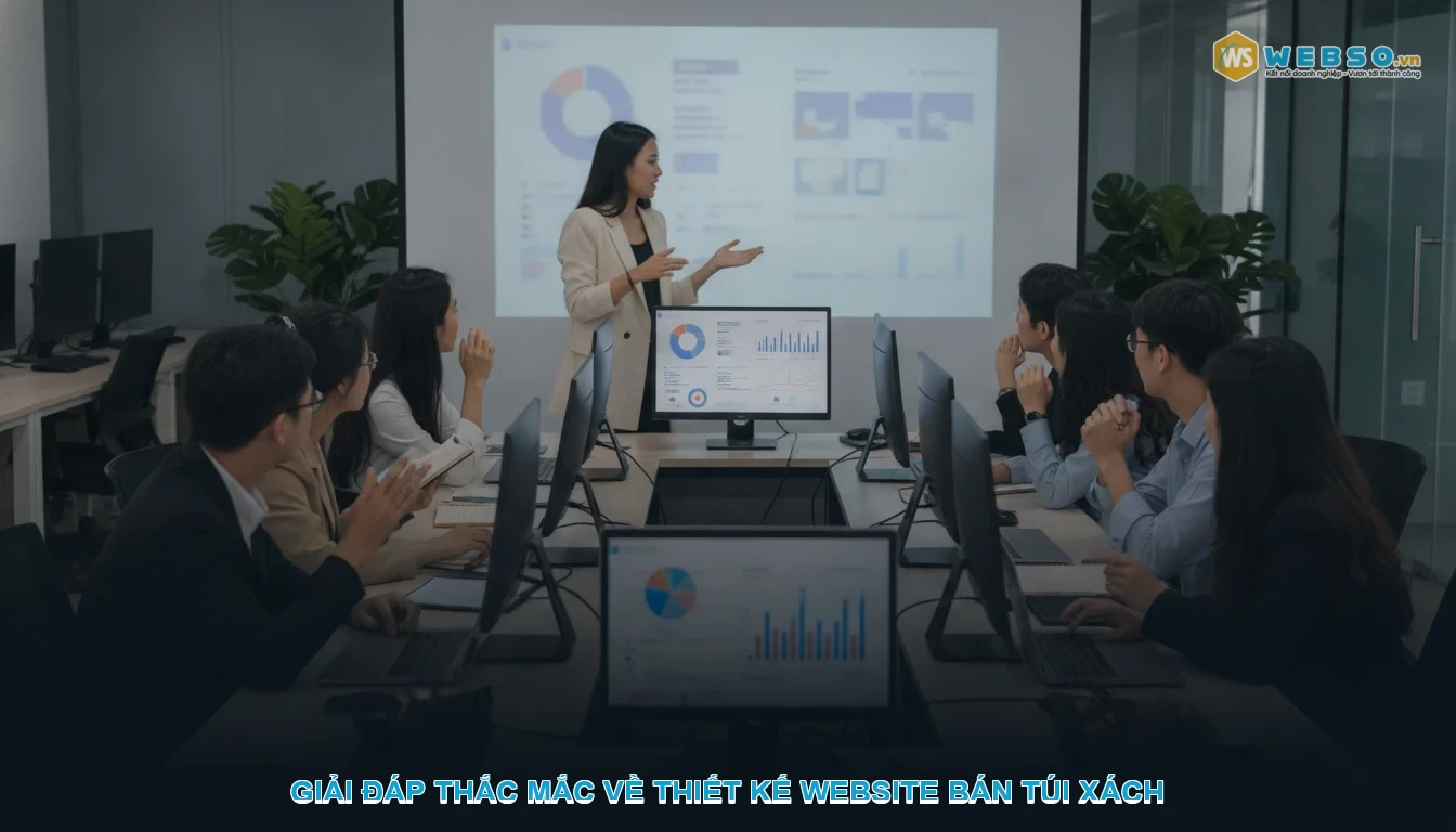 Thiết kế website túi xách - Giải đáp thắc mắc về thiết kế website bán túi xách