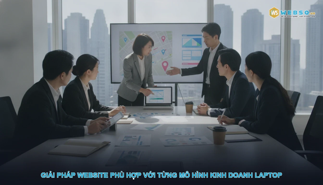 Thiết kế website bán laptop - Giải Pháp Website Phù Hợp Với Từng Mô Hình Kinh Doanh Laptop