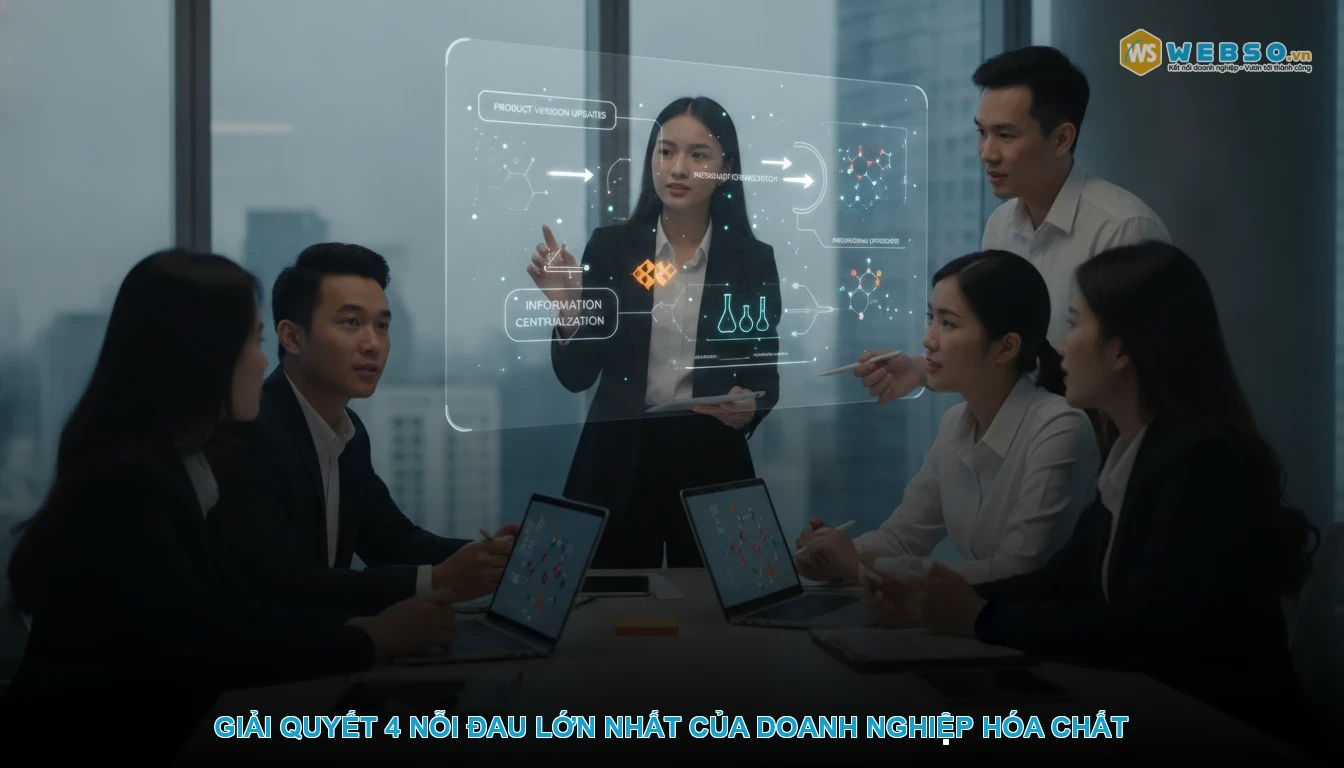 Thiết kế website bán hóa chất - Giải quyết 4 nỗi đau lớn nhất của doanh nghiệp hóa chất