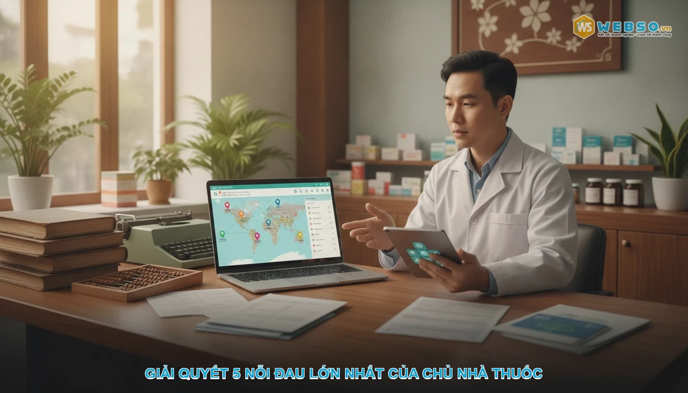 Thiết kế website bán thuốc tây - Giải quyết 5 nỗi đau lớn nhất của chủ nhà thuốc